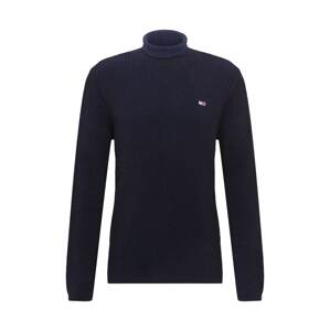 Tommy Jeans Pullover  čierna / námornícka modrá