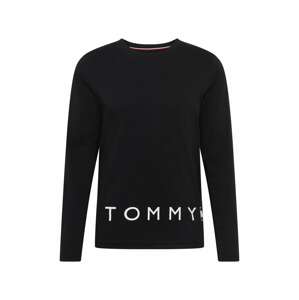 TOMMY HILFIGER Tričko  čierna / biela / námornícka modrá / svetločervená