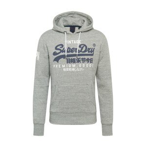 Superdry Mikina  sivá / biela / modrosivá