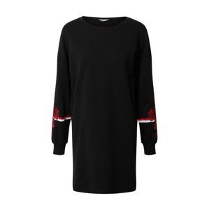 LTB Šaty  čierna / červená / biela