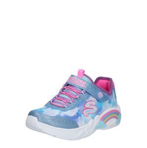 SKECHERS Tenisky 'RAINBOW RACER'  modrá / svetlomodrá / fialová / ružová / biela