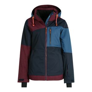 ICEPEAK Outdoorová bunda 'CATHAY'  tmavomodrá / kráľovská modrá / vínovo červená