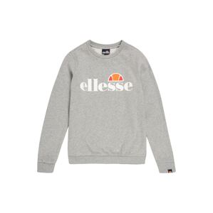 ELLESSE Mikina 'Suprios'  sivá melírovaná / oranžová / červená / biela