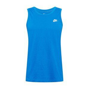 Nike Sportswear Tričko  biela / kráľovská modrá