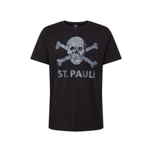 FC St. Pauli Tričko  čierna / sivá