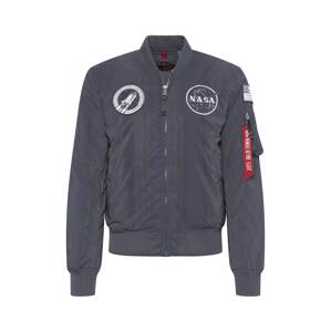 ALPHA INDUSTRIES Prechodná bunda 'NASA Rainbow'  grafitová