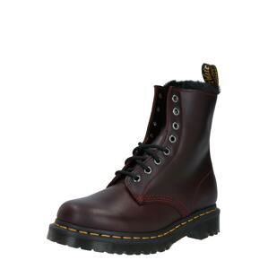 Dr. Martens Šnurovacie členkové čižmy '1460 Serena'  žltá / burgundská / čierna