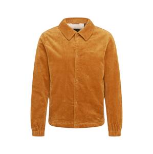 SCOTCH & SODA Prechodná bunda 'Corduroy coach jacket'  hnedá