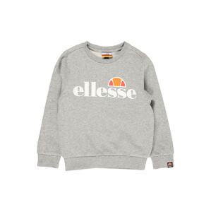 ELLESSE Mikina 'Suprios'  sivá / oranžová / oranžovo červená / biela