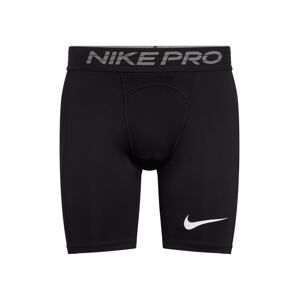 NIKE Športové nohavičky  čierna / biela / tmavosivá