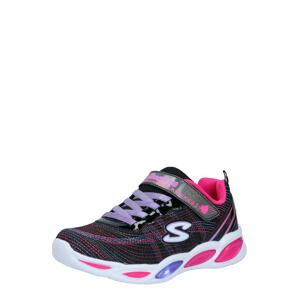 SKECHERS Sneaker  čierna / ružová / orgovánová / tyrkysová / biela