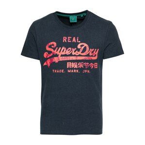 Superdry Tričko 'RISING SUN'  námornícka modrá / lososová / cyklaménová