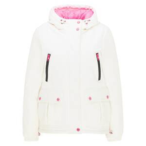 MYMO Zimná bunda  prírodná biela / ružová
