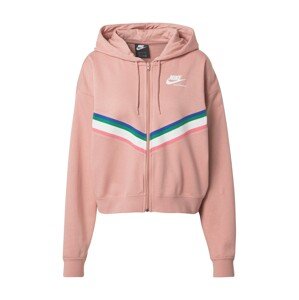 Nike Sportswear Tepláková bunda  rosé / zmiešané farby