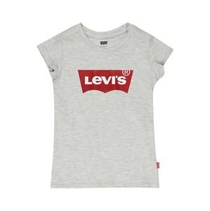 LEVI'S Tričko 'Batwing'  svetlosivá / červená