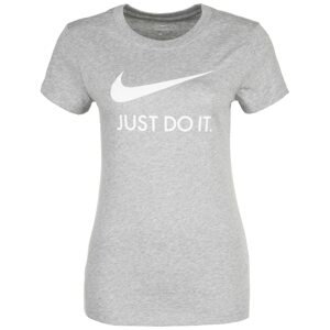 Nike Sportswear Tričko  sivá / biela