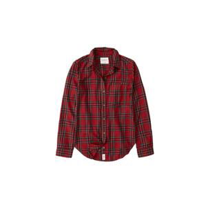 Abercrombie & Fitch Blúzka 'Holiday Flannel'  červená / zmiešané farby