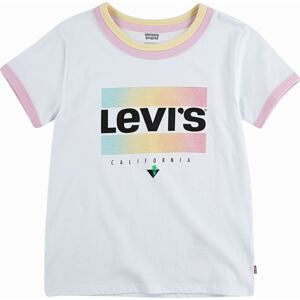 LEVI'S Tričko  šedobiela / ružová / pastelovo žltá / čierna / zmiešané farby