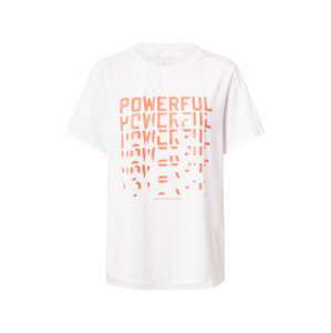 Superdry Funkčné tričko 'Tech Touch'  biela / tmavooranžová