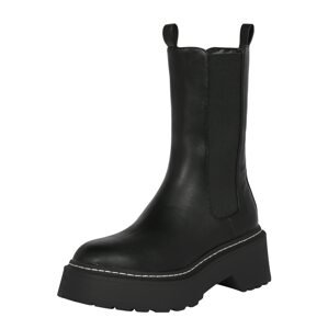 Missguided Stiefel 'PULL ON'  čierna