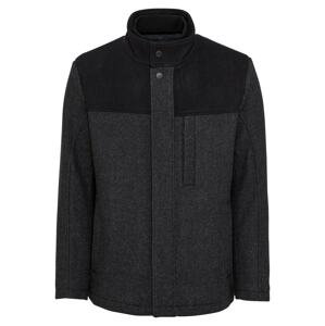 ESPRIT Prechodný kabát 'Block'  antracitová / čierna