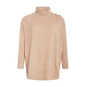 Zizzi Pullover 'CASUNNY'  piesková