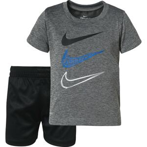 NIKE Športový úbor  čierna / sivá