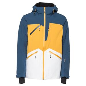 ICEPEAK Jacke 'CALAMUS'  biela / modrá / žltá