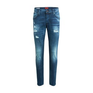 JACK & JONES Jeans 'GLENN FOX'  modrá denim