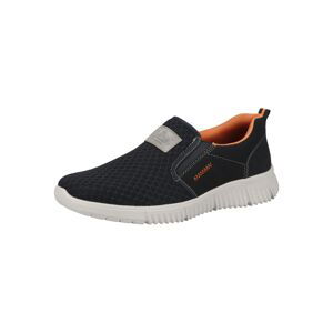 Rieker Slip-on obuv  kobaltovomodrá / sivá / oranžová