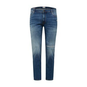 Jack & Jones Plus Džínsy 'GLENN'  modrá denim