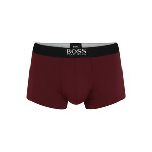 BOSS Casual Boxerky  tmavočervená / biela / čierna