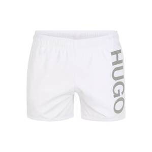 HUGO Plavecké šortky 'ABAS'  prírodná biela / sivá