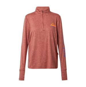 NIKE Sportshirt  modrá / oranžová / hrdzavohnedá