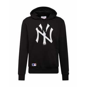 NEW ERA Mikina 'NY Yankee'  čierna / biela