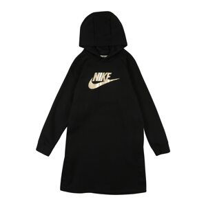 Nike Sportswear Šaty  zlatá / čierna