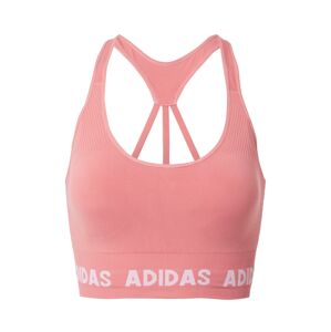 ADIDAS PERFORMANCE Športová podprsenka  biela / ružová