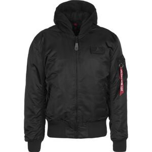 ALPHA INDUSTRIES Prechodná bunda  čierna / biela