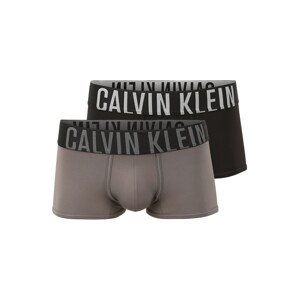 Calvin Klein Underwear Boxerky  sivá / čierna