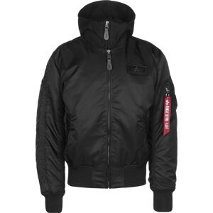 ALPHA INDUSTRIES Prechodná bunda 'MA-1 D-Tec SE'  červená / čierna / biela