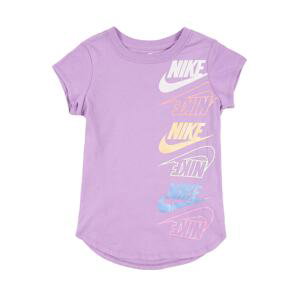 Nike Sportswear Tričko  fialová / biela / svetlooranžová / lososová / nebesky modrá