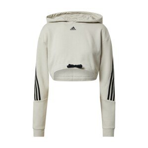 ADIDAS PERFORMANCE Športová mikina  sivobéžová / čierna