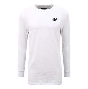 SikSilk Shirt  biela / čierna