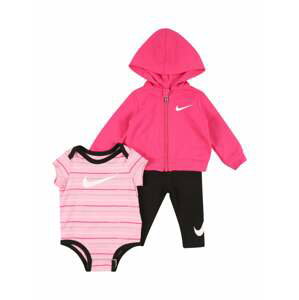 Nike Sportswear Set  ružová / čierna / ružová / biela
