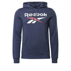 Reebok Sport Športová mikina  tmavomodrá / biela / červená