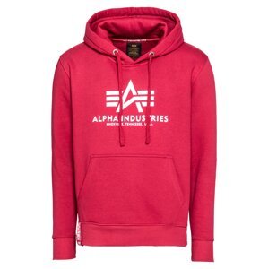 ALPHA INDUSTRIES Mikina  brusnicová / biela