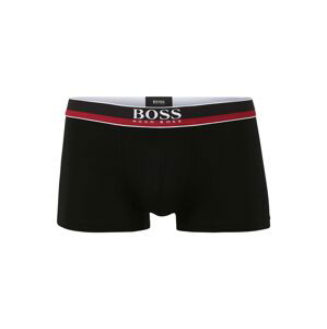 BOSS Casual Boxerky  čierna / biela / vínovo červená