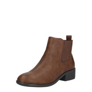 Dorothy Perkins Stiefelette  žltohnedá