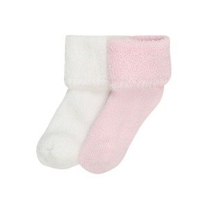 LILIPUT Ponožky  ružová / biela