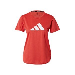 ADIDAS PERFORMANCE Funkčné tričko  červená / biela